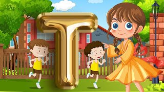 Song Letter T  Kids English kidsenglishclass youtubevideos lettert [upl. by Airym]