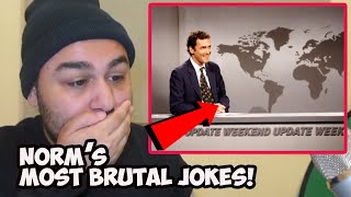 Norm Macdonald Most Brutal Jokes as the Weekend Update Host REACTION [upl. by Enogitna]