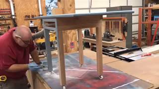 Woodworking Building the Drop Leaf Side Table Part 2 of 2 [upl. by Evelunn]