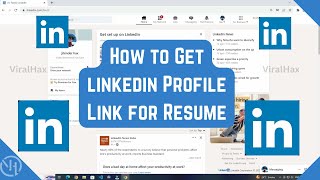 How to Get Linkedin Profile Link for Resume  Get Linkedin Profile URL for Resume 🔗👔 [upl. by Hevak]