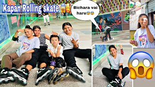 FINALLY KAPAN SKATING PUGIYO😱Sanjana❤️Tharuvlog🥀 [upl. by Hemingway]