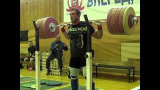 Dmitry Klokov pause squatting 260kg [upl. by Willa]