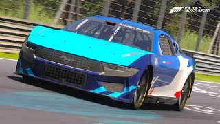 2024 Ford NASCAR Dark Horse around the Nurburgring with wet lap Forza Motorsport [upl. by Ingmar707]