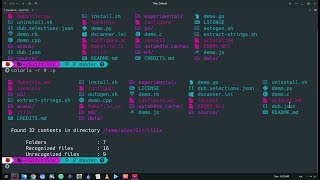 File Icons on Linux Terminal p  GNOME 326 [upl. by Atinaej]