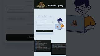 login page 6 webdevelopment coding cssanimation bitcoin css3animation crypto [upl. by Chappy]