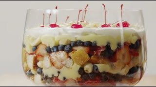 How to Make English Trifle  Dessert Recipes  Allrecipescom [upl. by Jesh867]