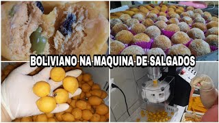 COMO FAZER BOLIVIANO NA MAQUINA DE SALGADOS PRODUÇÃORECEITAS E DICAS [upl. by Suoinuj]