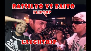 FlipTop  Zaito vs Bassilyo  REACTION [upl. by Onaimad]