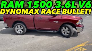 2019 RAM 1500 36L V6 Exhaust w DYNOMAX RACE BULLET [upl. by Oal]