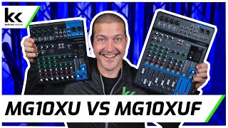 Yamaha MG10XU vs MG10XUF  Review amp Comparison [upl. by Grubb]