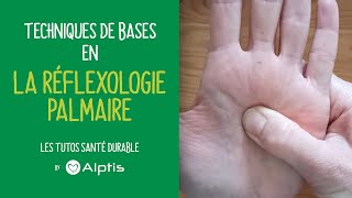 Les techniques de bases en réflexologie palmaire [upl. by Enywtna]