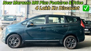 Bumper Discount😍 Mahindra Marazzo M6 Plus Full Review ❤️ Price amp Features ✅ 4 Lakh Discount [upl. by Neelac875]