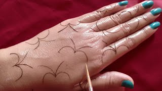 Easy and Simple Mehndi Tricks for Beginners  Stylish Designs [upl. by Ilenna]