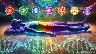 All 7 Chakras Healing Music removes negative energy clears the aura amp improves the body 528HZ [upl. by Ennasil458]