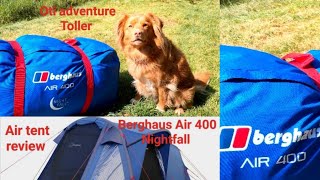 Review of Berghaus Air 400 Nightfall tent with comparison to 7yr old Airgo Horizon 4  part 1 [upl. by Lauber]