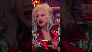 What Cyndi Lauper REALLY Thought of We Are The World Shorts  the detail [upl. by Edrahc]