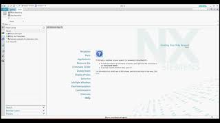 NX 12 Open Interface01 [upl. by Llekcir]
