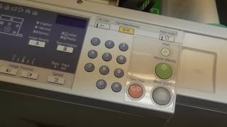 Gestetner 6123b CopyPrinter подготовка к эксплуатации [upl. by Oderfla]