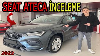 SEAT ATECA  FR  15 Eco TSI 2022 İNCELEMETEST [upl. by Ramahs]