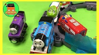 Chuggington vs Thomas Stack Track Challenge  Toy Trains [upl. by Yrocaj]