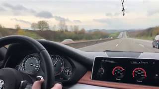 BMW X5 F15 flat out in Autobahn 150speed limiter [upl. by Naujal]