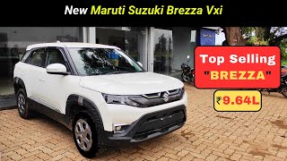 2023 Maruti Suzuki Brezza VXI  Detailed Walkaround With On Road Price  nitin ghule [upl. by Ariet]