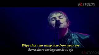 Oasis  Champagne Supernova Sub Español  Lyrics [upl. by Ellenwahs14]