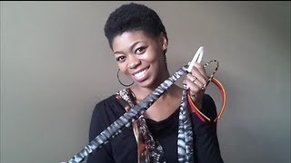 Natural Hair 4C Afro TWA Accessories [upl. by Melba]