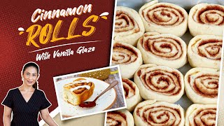 Cinnamon Rolls with Vanilla Glaze I Love Cinnamon Buns with a Cup of Coffee I Cinnamon Rolls Recipe [upl. by Basil]