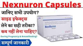 Nexnuron Capsules Uses Benefits amp Side Effects in Hindi  Nexnuron Capsules [upl. by Anahsit]