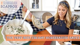 Easy Creamy Horseradish Sauce Recipe [upl. by Walters363]