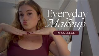 GRWM My everyday makeup routine in college [upl. by Scrope605]