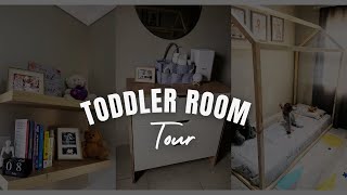 REALISTIC Toddler Room TourMontessori inspired floor bedWhere we purchased furniture and decor [upl. by Marshall144]