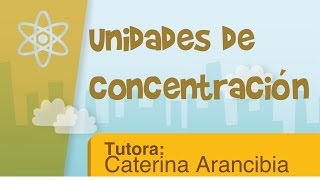 Unidades de concentración [upl. by Lura892]