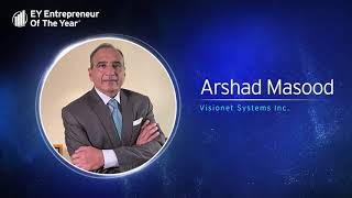 Entrepreneur of the Year 2021  Arshad Masood CEO of Visionet Systems [upl. by Ahseryt]