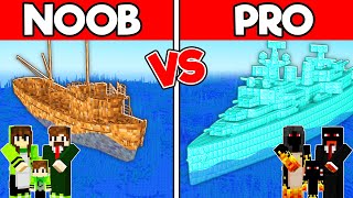 BATALHA DE NAVIOS PARA SALVAR FAMÍLIA NO MINECRAFT  O Filme [upl. by Oidacra]