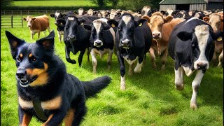 When the Herd Turns Huntaway Dog Gets Chased by Cows [upl. by Cynthla130]