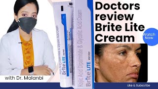 Brite Lite cream review Contents  Uses and precautions Dr Malanbi [upl. by Asta]