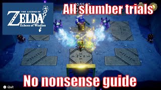 All Trials with master times Guide  Slumber Dojo  Kakariko Village [upl. by How]