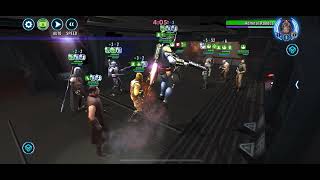 SWGOH GAC Bossk BH v AdRad Rogue One  Easy hunting [upl. by Thomasine979]