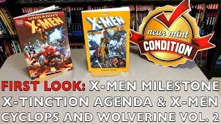 FIRST LOOK XMen Milestones XTinction Agenda amp Uncanny XMen Wolverine and Cyclops Vol 2 [upl. by Gawlas405]