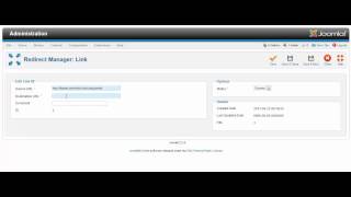 Joomla Tutorial 25 3  How To Fix Your 404 Error Pages with Joomla New Redirect Page [upl. by Iorgos]