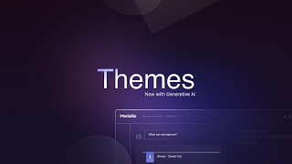 Announcing Themes with Generative AI  Medallia Experience 24 [upl. by Horodko423]