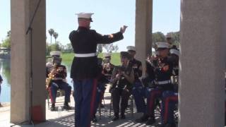 1st Marine Division Band Plays Salute to the Promised Land [upl. by Reteid324]