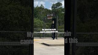 Leftward Drive Thru australia queensland aussiethings americaninaustralia drivethru coffeeshop [upl. by Noxas]