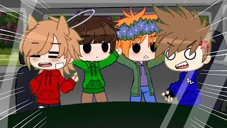 Tord and Tom car driver fnf versão Gacha Club Eddsworld [upl. by Stevena596]