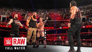 FULL MATCH Reigns vs Owens vs Rollins vs Jericho vs Strowman Raw Nov 7 2016 [upl. by Tirza]