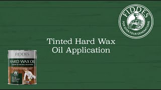 Hard Wax Oil Chapter Three – Tinted Oil Application [upl. by Yrrep255]