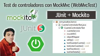 Test de Controladores en Spring Boot con Mockito y JUnit usando MockMvc WebMvcTest [upl. by Favien]