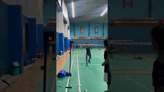 Forehand net deception 🪄badminton 1000subscriber 1millionviews [upl. by Levey]